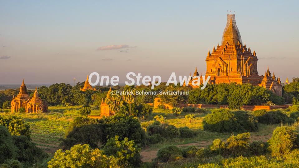 Myanmar - Bagan / Pagoda Sunset, Pagoden Sonnenuntergang